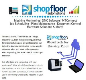 shop floor automations newsletter