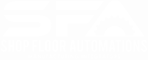 Shop Floor Automations Logo in White